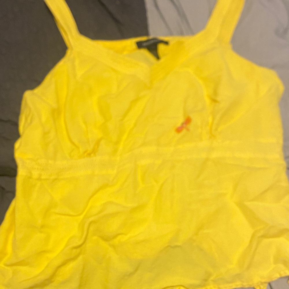 Ashley Stewart Yellow Tank Top